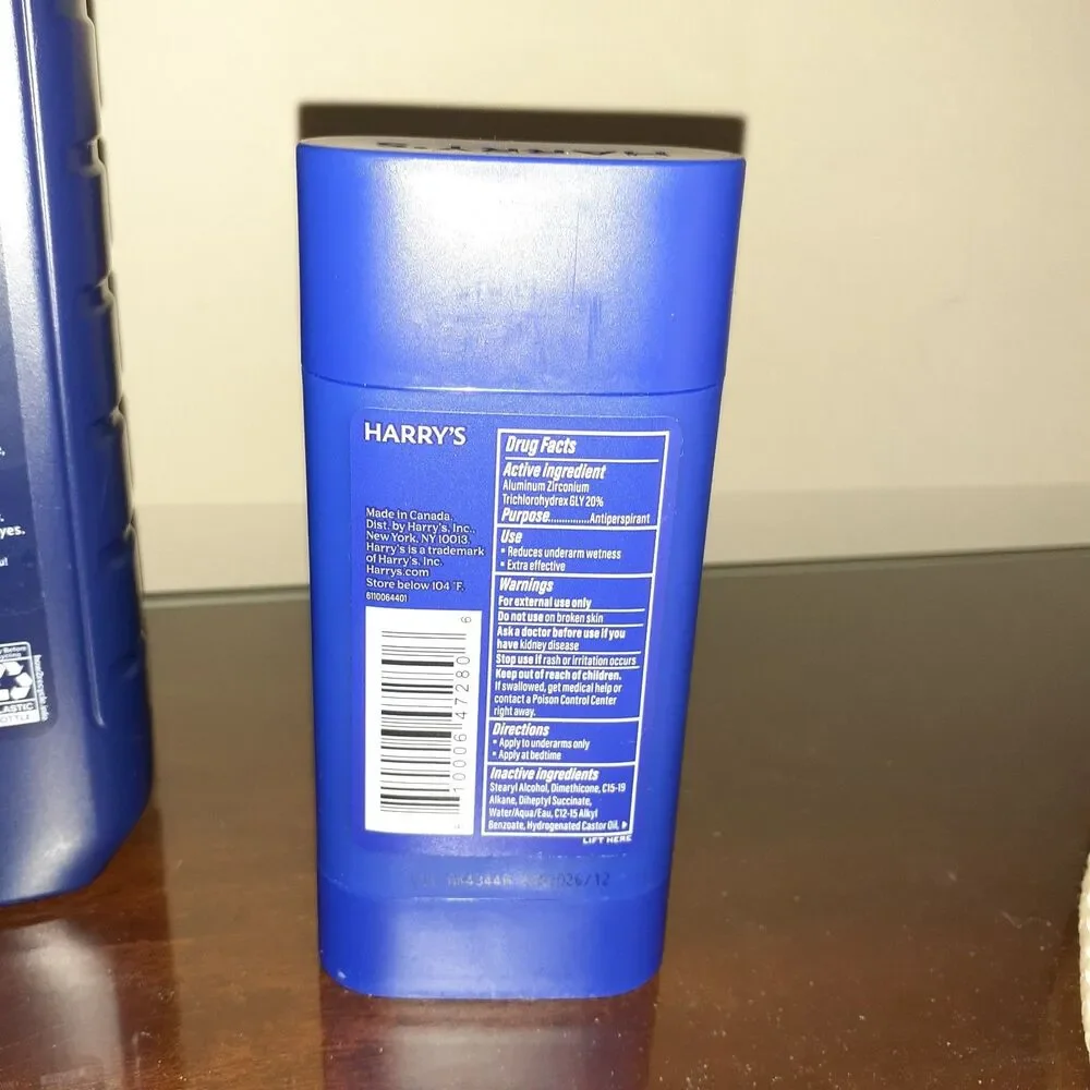Harry's Extra-Strength Antiperspirant Redwood Evergreen & Thyme 2.5 Oz New